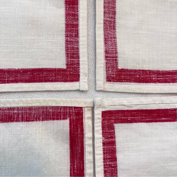 Vintage 1950’s Poppy Table Cloth and Napkins - Picture 12 of 14